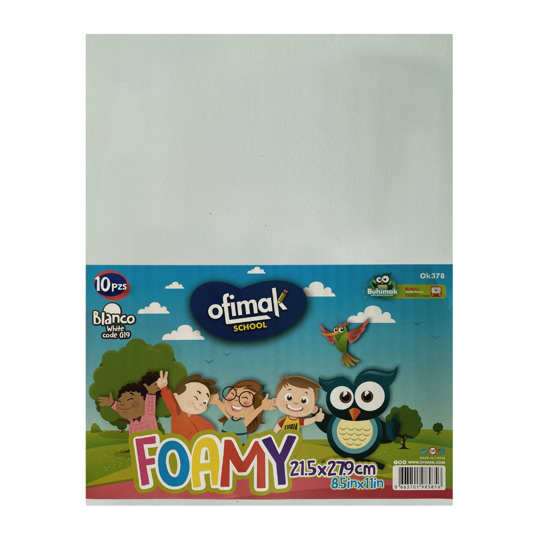 OK378 Foamy Color Blanco Ofimak Art culos De Oficina Y tiles ok378-foamy-color-blanco-ofimak-art-culos-de-oficina-y-tiles