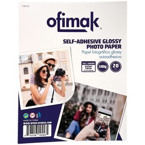 OK41E  Papel Fotográfico Autoadhesivo